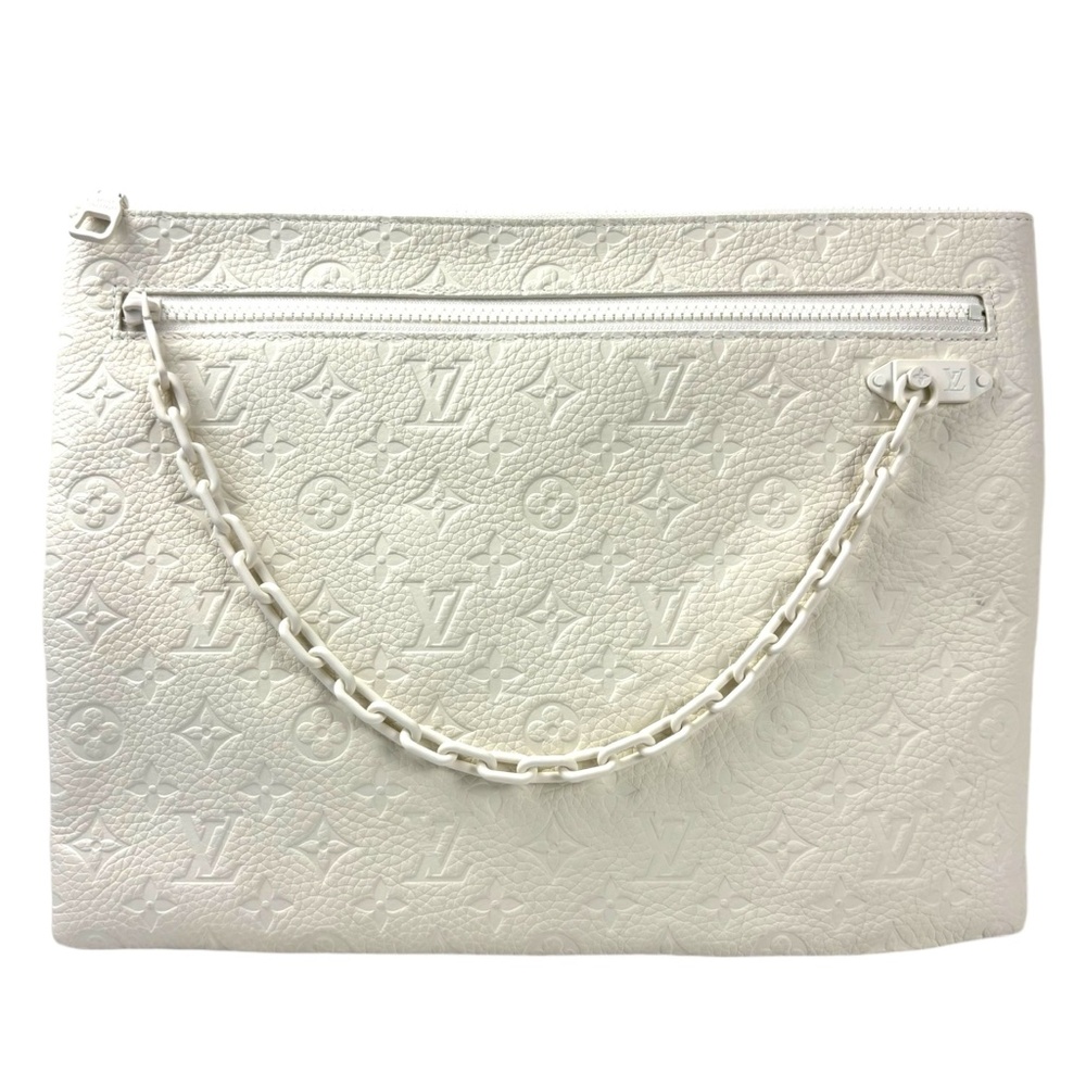 Louis Vuitton A4 Monogram Taurillon Leather Pouch